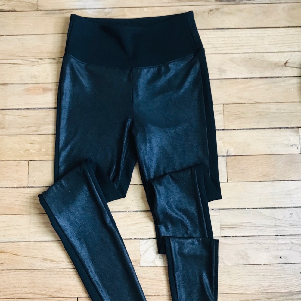Assets by Spanx Faux Leather Panel Legging